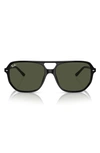 Ray Ban Bill One Rectangle-frame Sunglasses In Black