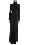Isabel Marant Rimma Halterneck Jersey Maxi Dress In Black