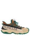 MONCLER BROWN RUBBER TRAIL GRIP LITE 2 SNEAKERS