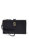 MARC JACOBS MARC JACOBS THE PHONE WRISTLET LEATHER WALLET