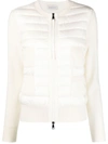 MONCLER MONCLER QUILTED ZIPPED CARDIGAN