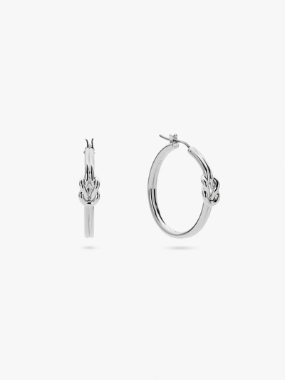 Ana Luisa Knot Earrings In Metallic