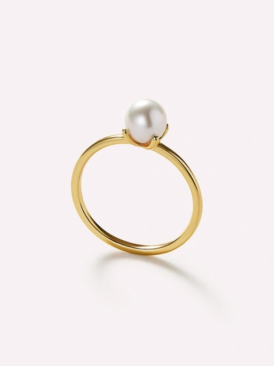 Ana Luisa Pearl Ring In Gold