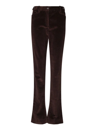 Dolce & Gabbana Trousers In Brown