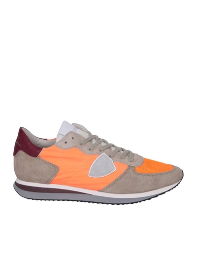 Philippe Model Sneakers In Orange