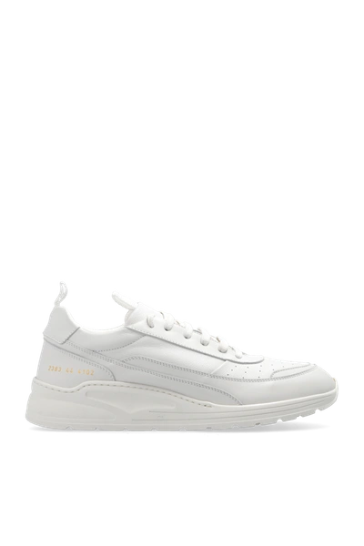 Common Projects Cream ‘track 90' Sneakers In New