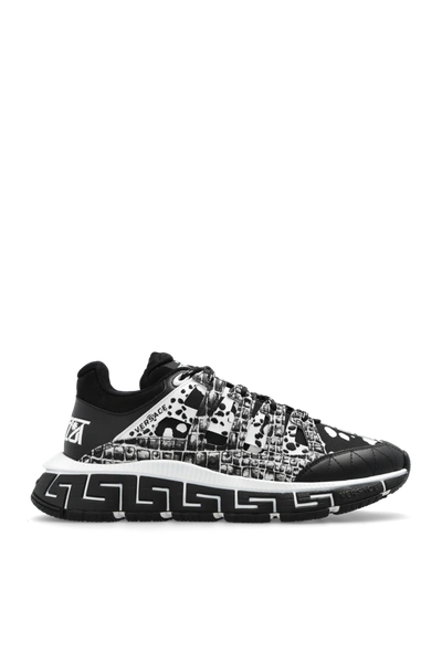 Versace Sneaker Trigreca In Black