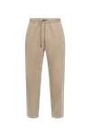 OFF-WHITE OFF-WHITE BEIGE SWEATPANTS WITH LOGO