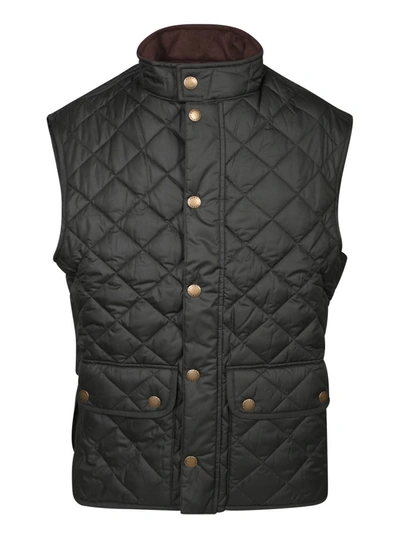 Barbour Lowerdale Military Green Vest In Sage