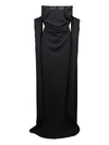 Giuseppe Di Morabito Long Dress With Open Sleeves In Black