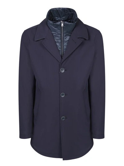 Herno Three-quarter Coats In Blue
