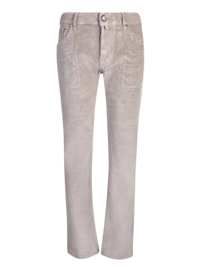 Jacob Cohen Scott Taupe Trousers In Beige