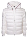 Moncler White Down Galion Puffer Jacket In White
