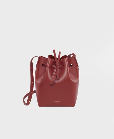 Recurate Mansur Gavriel Calf Mini Bucket Bag In Rococo