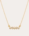 Elizabeth Moore Women's Circle Of 5ths 18k Gold Diamond Pendant Necklace In Gold