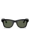 Ray Ban Ray-ban Meta Wayfarer Smart Glasses In Shiny Black