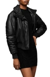 ALLSAINTS SLOANE PADDED LEATHER JACKET