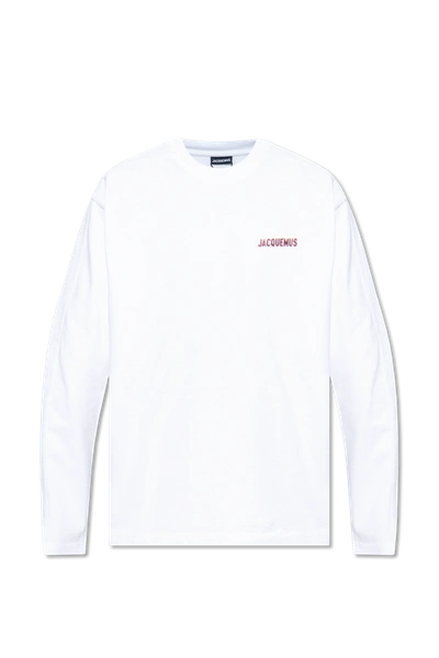 Jacquemus White Le Chouchou 'le T-shirt Pavane Manches Longues' Long Sleeve T-shirt In New