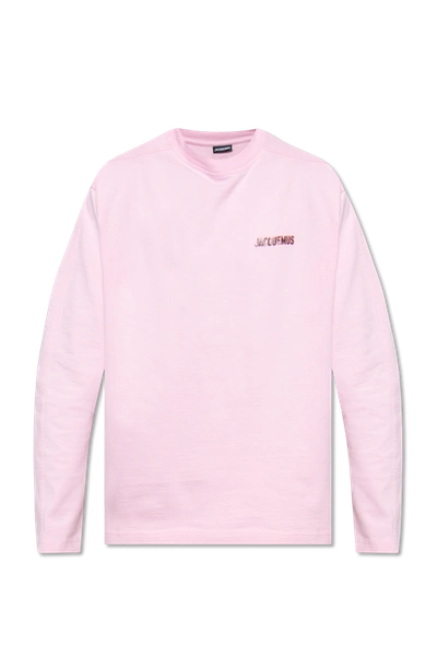 Jacquemus Pink Le Chouchou 'le T-shirt Pavane Manches Longues' Long Sleeve T-shirt In New