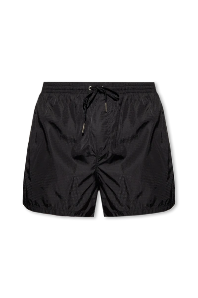 Dsquared2 Man Swim Trunks Black Size 36 Polyamide In New