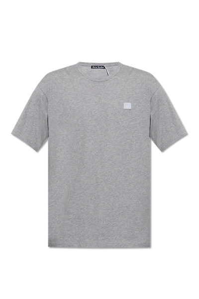 Acne Studios Grey T-shirt With Logo In New