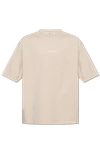 ACNE STUDIOS ACNE STUDIOS BEIGE T-SHIRT WITH LOGO