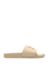 Palm Angels Logo Monogram Embossed Pool Slides In New