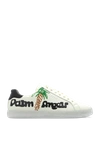 PALM ANGELS PALM ANGELS YELLOW SNEAKERS WITH LOGO