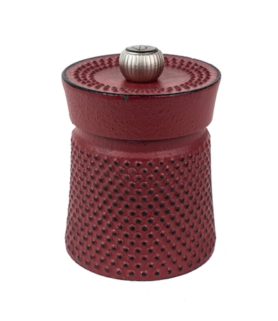 Peugeot Bali 3 Inch Cast Iron Pepper Mill In Red