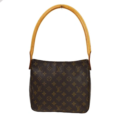 Pre-owned Louis Vuitton Looping Mm Canvas Shoulder Bag () In Brown