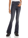7 For All Mankind Womens Skinny Boot Cut High-waist Jeans In Grey
