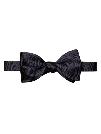 Eton Men's Floral Jacquard Silk Bow Tie In Navy