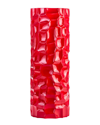 Finesse Decor Textured Honeycomb Vase In Red