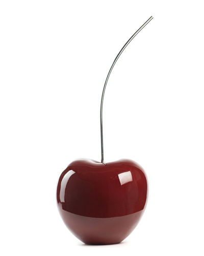 Finesse Decor Medium Red Wine Cherry Sculpture 22