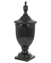 Peyton Lane Ceramic Decorative Jar In Black