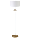 Abraham + Ivy Avery 63in Tall Floor Lamp With Fabric Shade In Brass