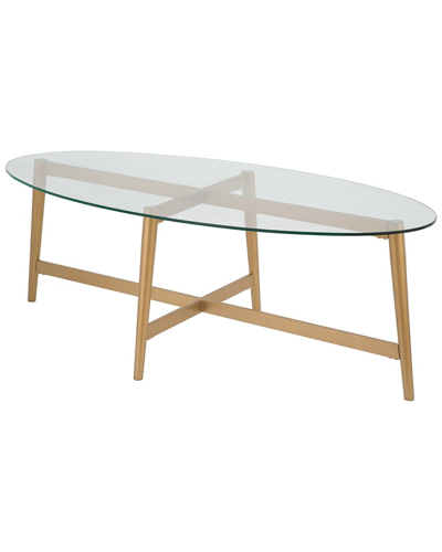 Abraham + Ivy Olson 50.5in Oval Coffee Table