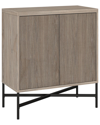 Abraham + Ivy Brighton 28in Rectangular Accent Cabinet In Grey