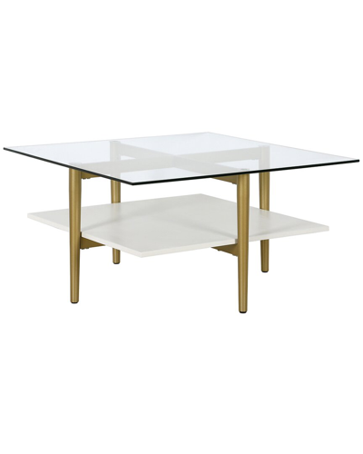 ABRAHAM + IVY ABRAHAM + IVY OTTO 32IN SQUARE COFFEE TABLE WITH SHELF