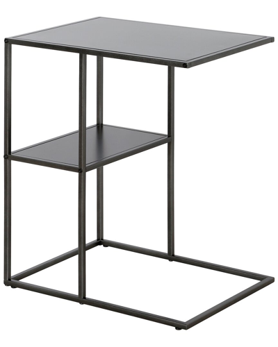 Abraham + Ivy Winthrop 20in Rectangular Side Table In Gray