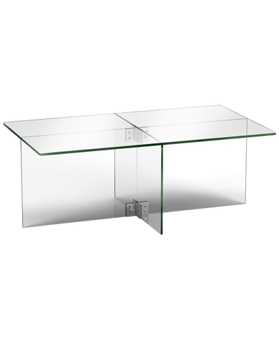 ABRAHAM + IVY ABRAHAM + IVY GEHRY 24IN RECTANGULAR COFFEE TABLE