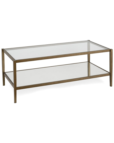 ABRAHAM + IVY ABRAHAM + IVY HERA 45IN RECTANGULAR COFFEE TABLE WITH MIRROR SHELF