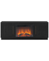 Abraham + Ivy Tillman Rectangular Tv Stand With 26in Log Fireplace For Tvs Up  To 75in