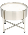 Peyton Lane White Wax Sweet Bamboo Scented Wide 55oz 4-wick Candle In White