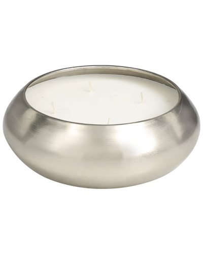 Peyton Lane White Wax Sweet Bamboo Scented Wide Dome Shaped 60oz 4-wick Candle