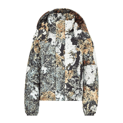 66 North Dyngja Quilted Printed Recycled-shell Hooded Down Jacket In Multi