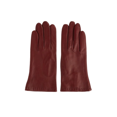 Saison 1865 Gloves In Burgundy