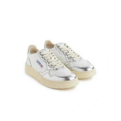 Autry Wb18 Leather Sneakers In White