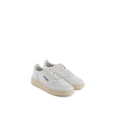 Autry Leather Sneakers In White