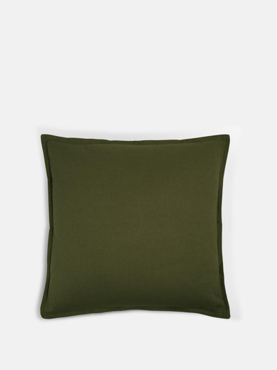 Soho Home Noa Large Square Cushion In Green